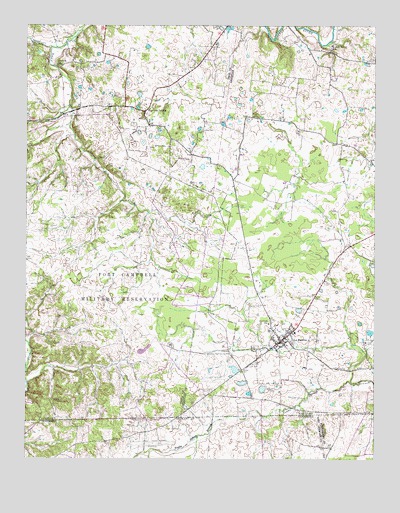 Roaring Spring, KY USGS Topographic Map