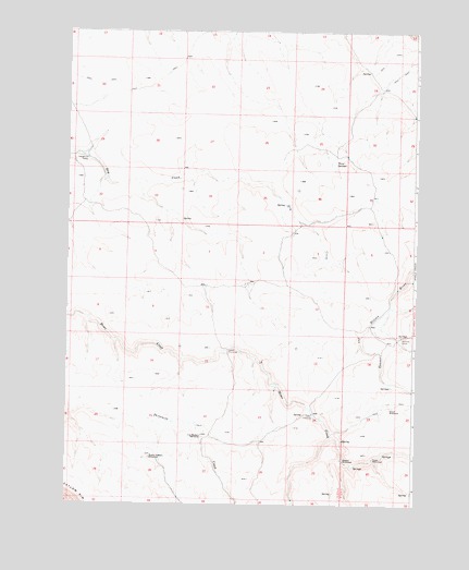 Roaring Springs SE, OR USGS Topographic Map