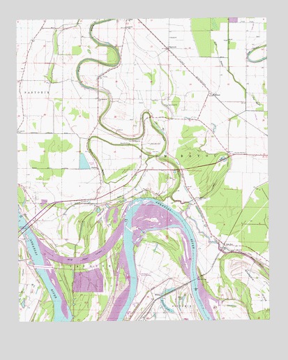 Rob Roy, AR USGS Topographic Map