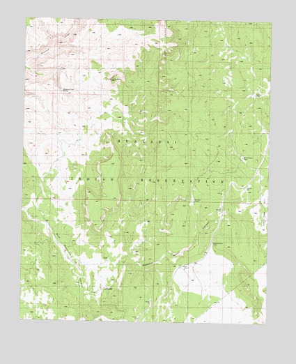 Robbers Roost Canyon, AZ USGS Topographic Map