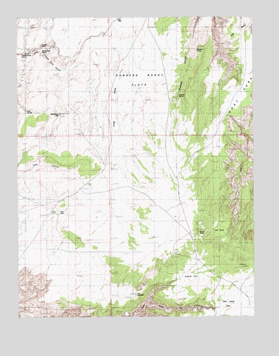 Robbers Roost Flats, UT USGS Topographic Map