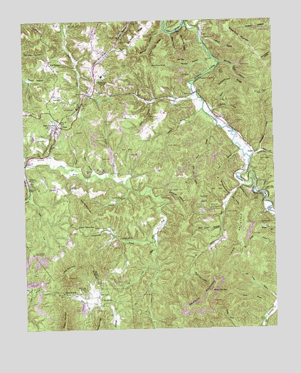 Robbins, TN USGS Topographic Map