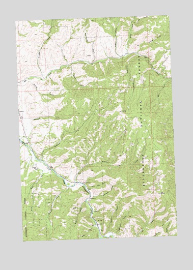 Robbins Gulch, MT USGS Topographic Map