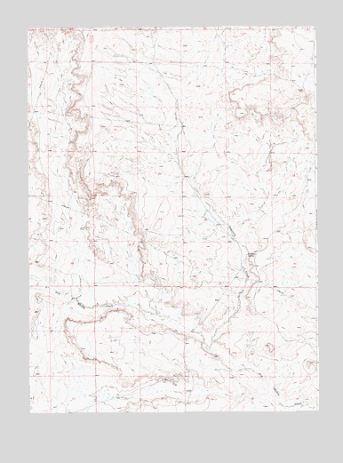 Roberson Creek, WY USGS Topographic Map
