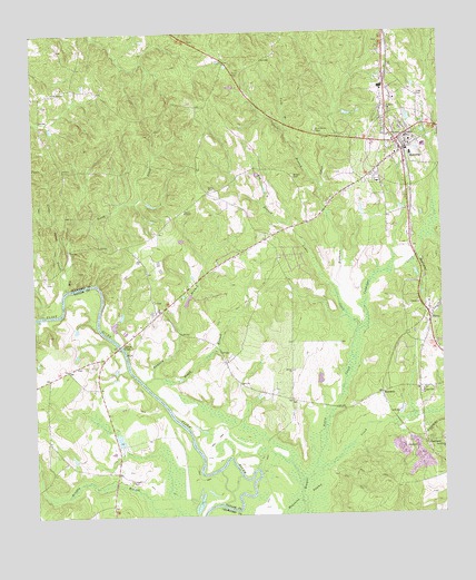 Roberta, GA USGS Topographic Map
