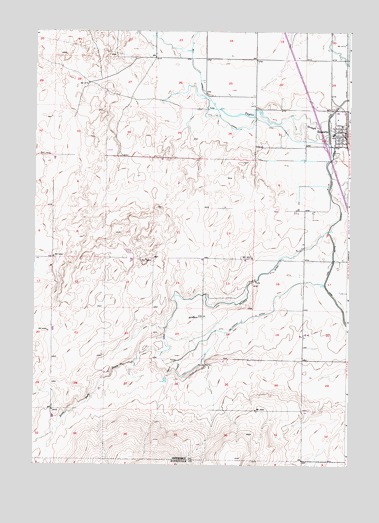 Roberts, ID USGS Topographic Map