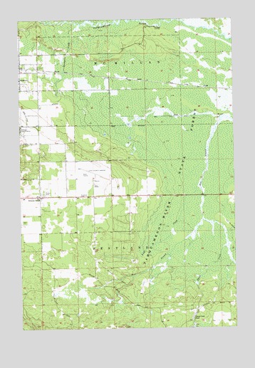 Roberts Corner, MI USGS Topographic Map