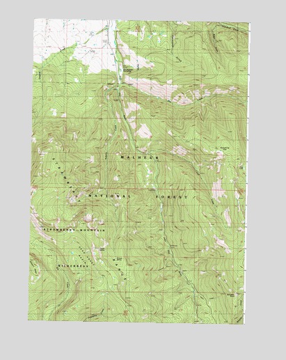 Roberts Creek, OR USGS Topographic Map