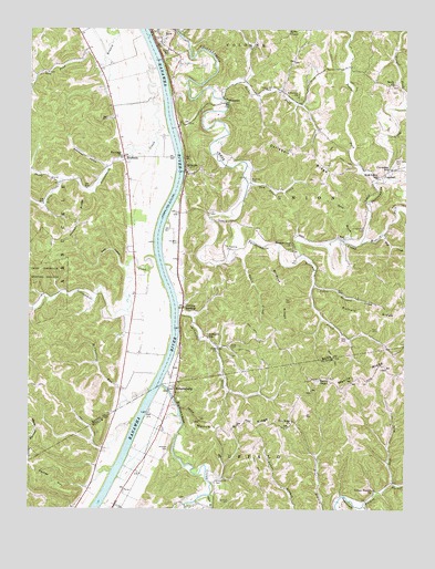 Robertsburg, WV USGS Topographic Map