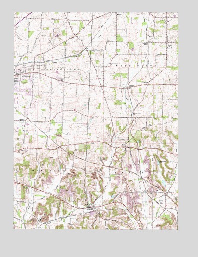 Robertsville, OH USGS Topographic Map