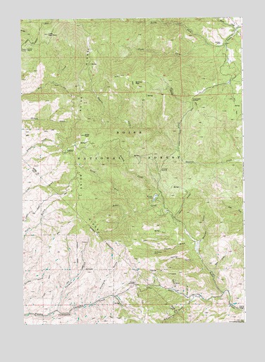 Robie Creek, ID USGS Topographic Map