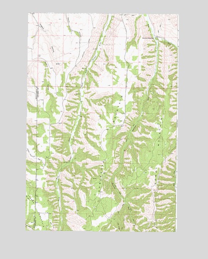 Robinette Mountain, WA USGS Topographic Map