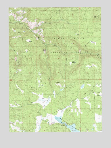 Robinson Butte, OR USGS Topographic Map