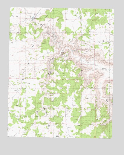 Robinson Canyon, AZ USGS Topographic Map