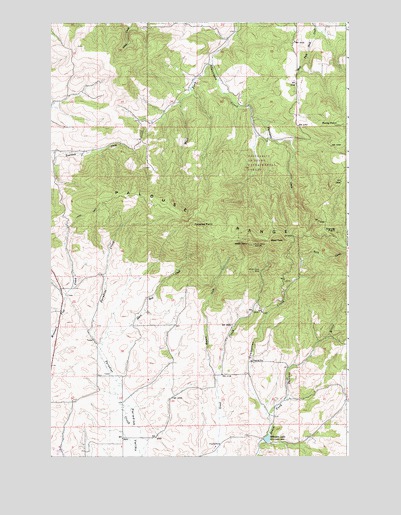 Robinson Lake, ID USGS Topographic Map
