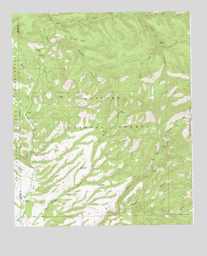Robinson Mesa, AZ USGS Topographic Map