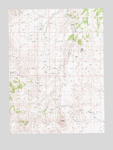 Robinson Mountain, NV USGS Topographic Map