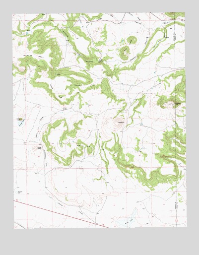 Robinson Peak, NM USGS Topographic Map