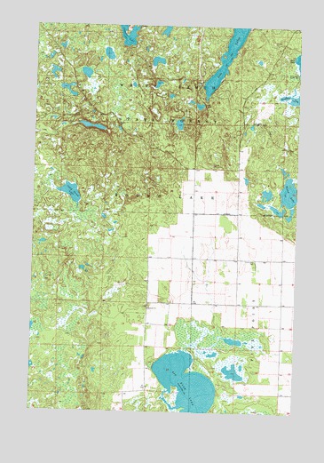 Big Rush Lake, MN USGS Topographic Map