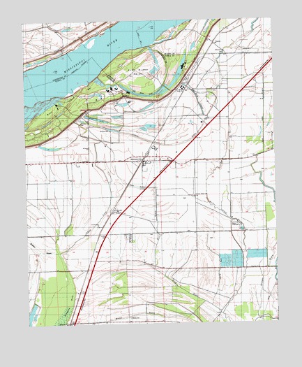 Robinsonville, MS USGS Topographic Map