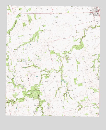 Roby, TX USGS Topographic Map