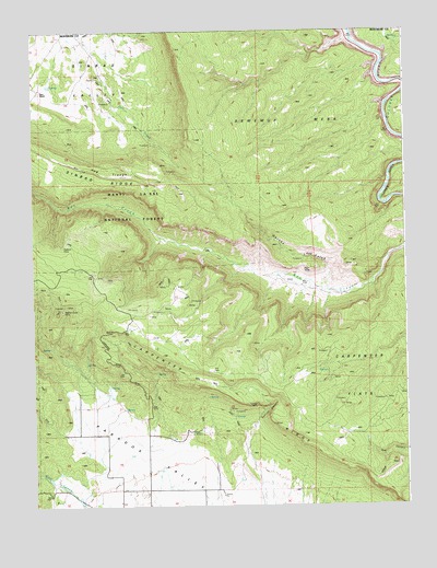 Roc Creek, CO USGS Topographic Map