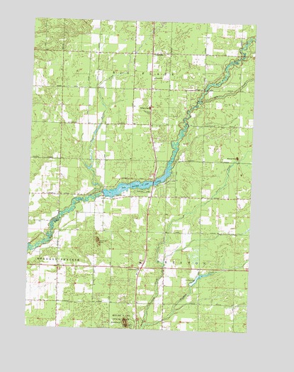 Roche A Cri, WI USGS Topographic Map