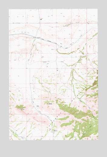 Big Sag, MT USGS Topographic Map