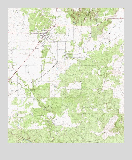 Rochelle, TX USGS Topographic Map