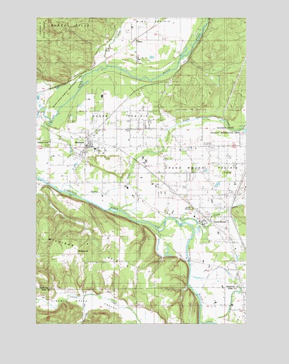Rochester, WA USGS Topographic Map