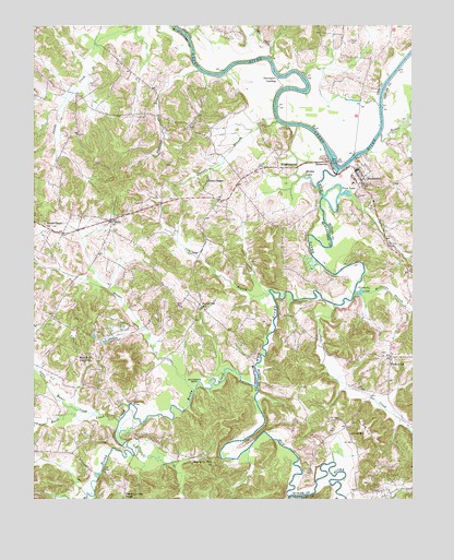 Rochester, KY USGS Topographic Map