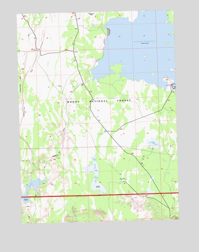 Big Sage Reservoir, CA USGS Topographic Map
