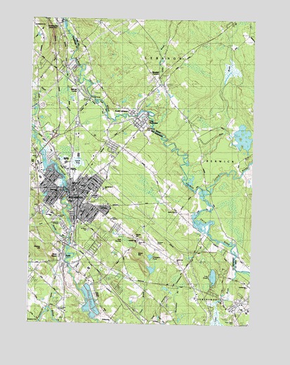 Rochester, NH USGS Topographic Map
