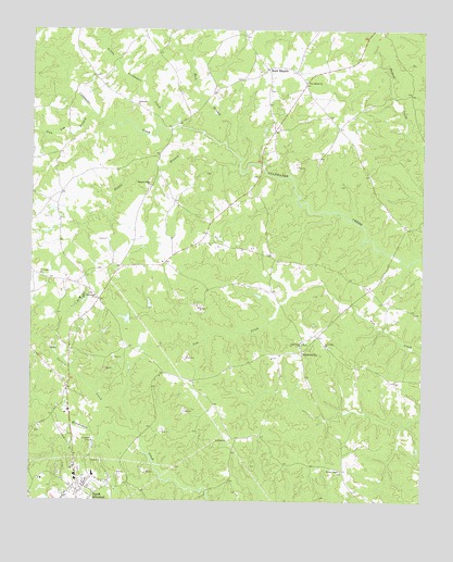 Rock Branch, GA USGS Topographic Map