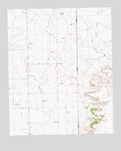 Rock Camp, TX USGS Topographic Map
