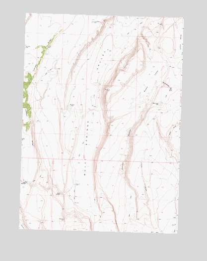 Rock Camp Draw, OR USGS Topographic Map