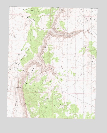 Rock Canyon, AZ USGS Topographic Map