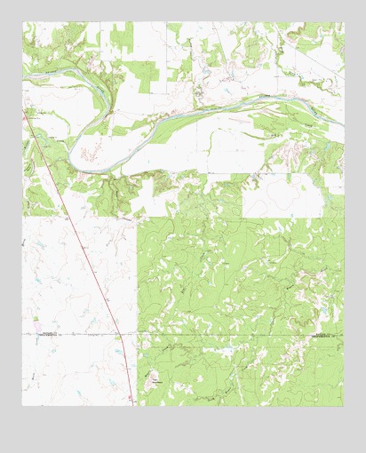 Rock Canyon, TX USGS Topographic Map