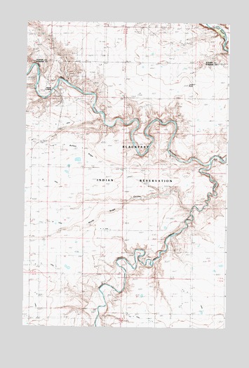 Rock City, MT USGS Topographic Map