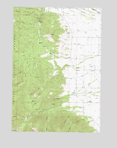 Rock Creek, OR USGS Topographic Map