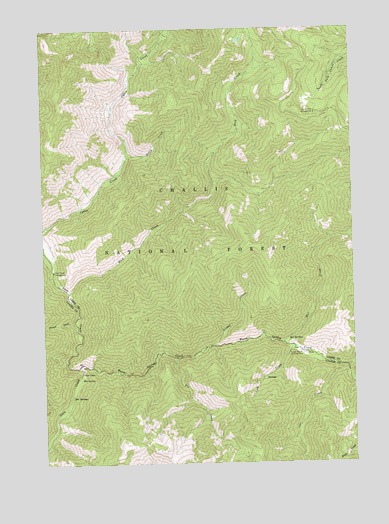 Rock Creek, ID USGS Topographic Map