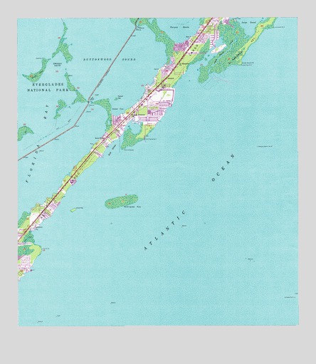 Rock Harbor, FL USGS Topographic Map