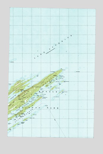 Rock Harbor Lodge, MI USGS Topographic Map