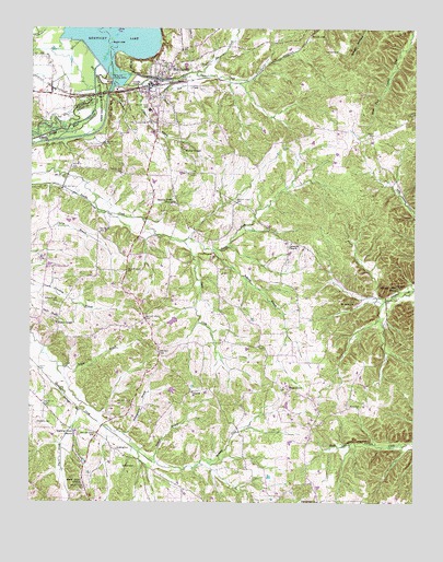 Big Sandy, TN USGS Topographic Map