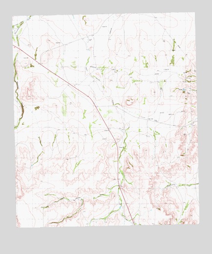 Rock House Draw, TX USGS Topographic Map