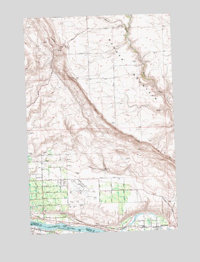 Rock Island, WA USGS Topographic Map