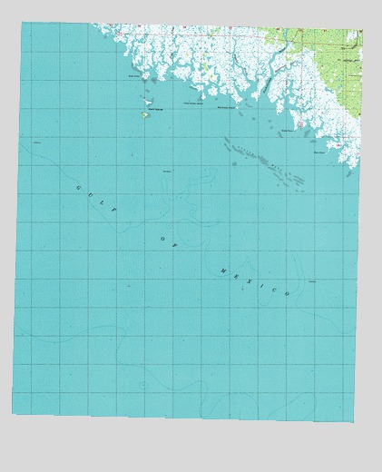 Rock Islands, FL USGS Topographic Map