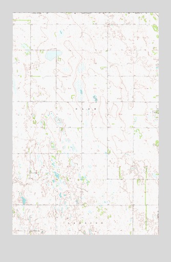 Rock Lake NE, ND USGS Topographic Map