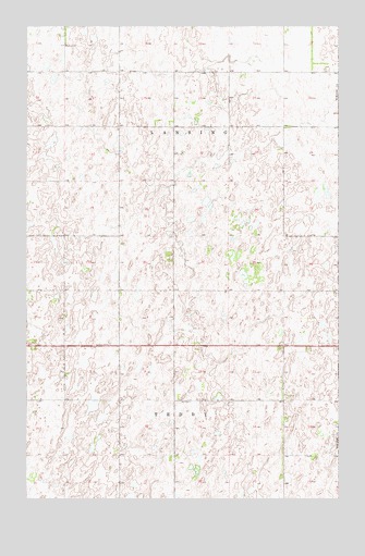 Rock Lake SE, ND USGS Topographic Map