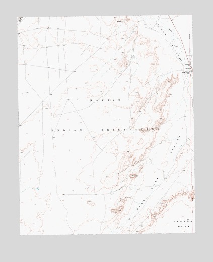 Rock Point, AZ USGS Topographic Map